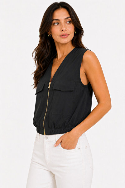 Rouge Modern Crop Yelek