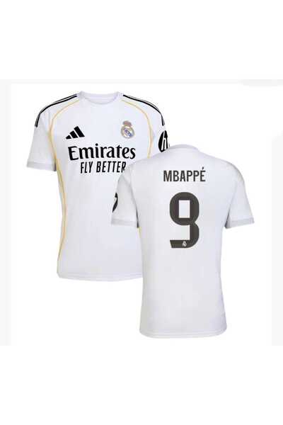 jabuka Real Madrid 2025-26 Yeni Sezon Kylian Mbappe iç Saha Forması