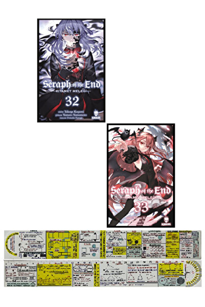 Kurukafa Yayınevi Seraph of the End 32-33. Ciltler Manga Seti + Özel Cetvel