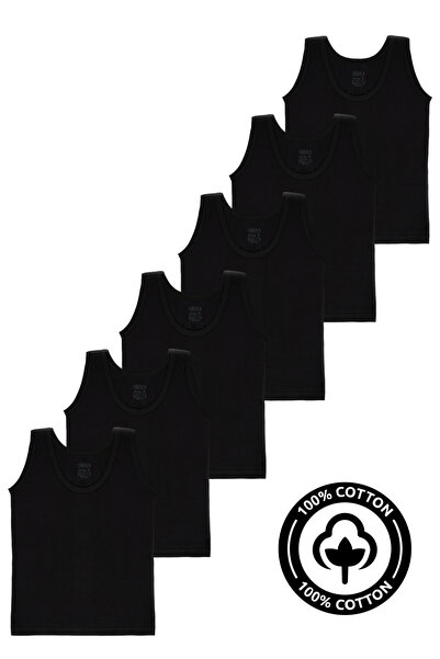 X MODAL Black Boy Athlete 6 Pack 100% Cotton Combed Cotton
