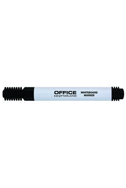 OFFICE products Whiteboard marker, round tip, plastic body, - black