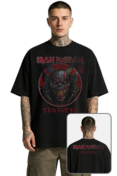 Fuddy Moda Μπλουζάκι Unisex Iron Maiden Senjutsu Ense με στάμπα και λαιμόκοψη...