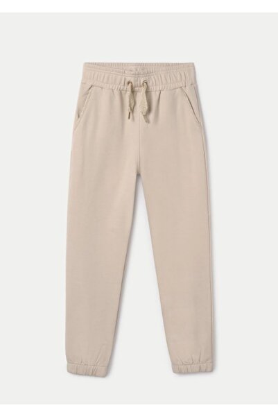 MAYORAL Girl's Basic Hooded Sweatpants 10-16 Years Old Cream