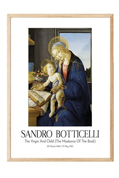 Postifull Sandro Botičeli, Slika sa drvenim okvirom, Serija umetnosti BR:110760