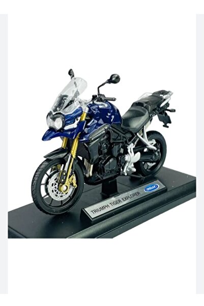 WELLY triumph lisanslı 1:18 motorsiklet model koleksiyon motorsiklet model ti...
