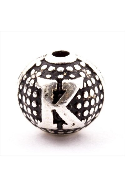 ZERO LAND Nhrhls 8 mm Metal Harf Metal Prayer Beads (122648) Letter -K