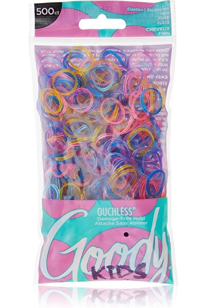 Goody Girls Ouchless Multicolour Ponyband Elastics 500ct