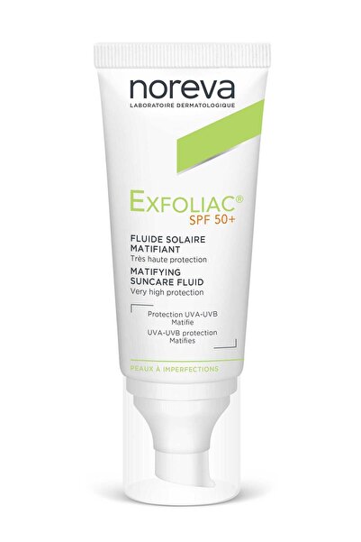 Noreva Exfoliac Matifying Suncare Fluid Spf50+40ml