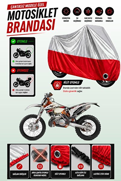 Cemku Twin غطاء محرك متوافق مع KTM 300 EXC Six Days باللون الرمادي من الأعلى ...