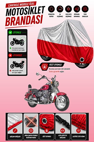 Cemku Twin Top Gray - Bottom Red Kanuni Caracal 200 Compatible Engine Cover, ...