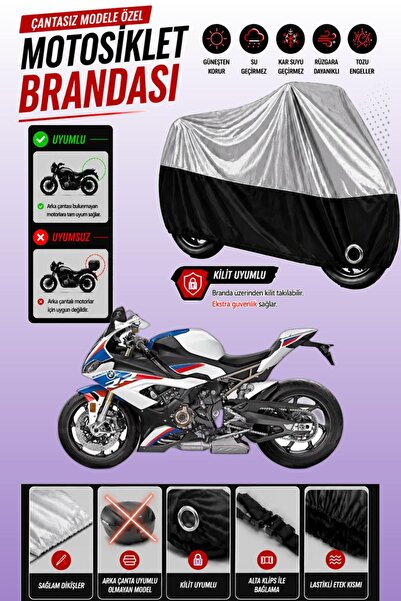 Cemku Twin Top Gray - Bottom Black Bmw S 1000 Rr Compatible Engine Cover, Rea...