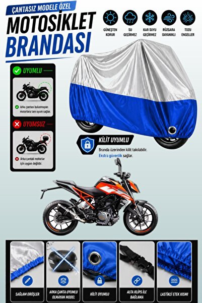 Cemku Twin Top Gray - Bottom Blue Ktm 250 Duke Abs Compatible Engine Cover, R...