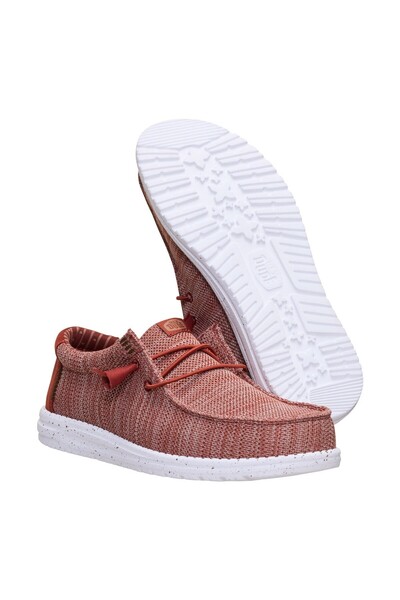 HEY DUDE Wally Stretch Sox Burnt Red Multi Erkek Günlük Ayakkabı 41898-7BI