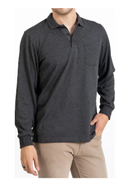 EMFU Polo Yaka Cepli Uzun Kollu Mevsimlik Sweatshirt
