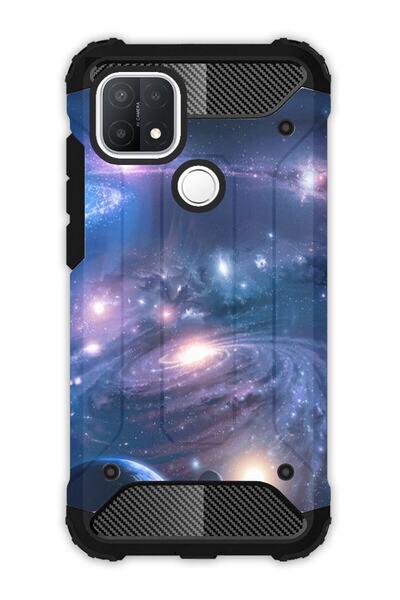 EGSTECH Oppo A15 - Oppo A15S Case Army Tank Full Protection Anti-Shock - Spac...