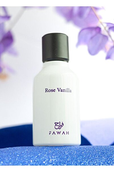 Fawah ROSE VANILLA ماء عطر - عطر فاخر فاخر - 50 مل