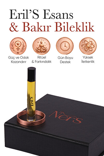 NerS parfume Eril'S Esansı & Bakır Bileklik Ners Özel Set