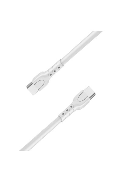 lemontti Cablu Fast Charge Type-C la Type-C, 45W, 1.2m, Alb