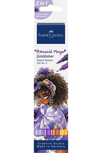 Faber Castell Set 4 piese markere Sketch Romantic Manga