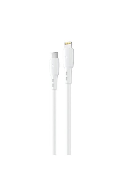 lemontti Cablu Wind Fast Charge Type-C la tip Lightning, PD 30W, 1.2m, Alb