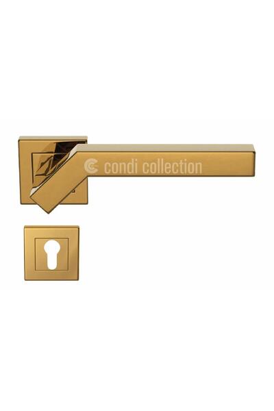Condi Collection مقبض باب من الفولاذ المقاوم للصدأ 101KBL PVD Gold Yale