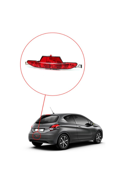 RMS Opel Corsa F, Mokka, Peugeot 208 Arka Tampon Orta Sis Lambası, Reflektörü...
