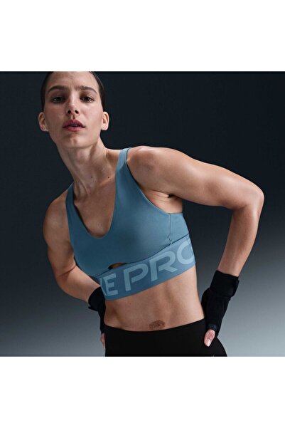 Nike Pro Indy Plunge Women's Medium-Support Padded Sports Bra REDSPORT