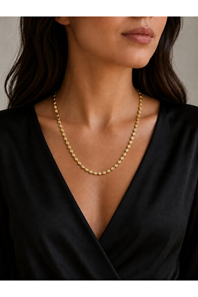 Laviona jewelry Xuping Damgalı 14k Pul Kolye