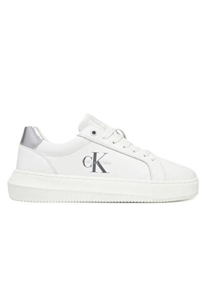 Calvin Klein Pantofi sport CHUNKY CUPSOLE LTH SILVER Femei
