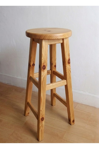 Arbre Ahşap Bar Taburesi 75 cm Yükseklik - Renk Seçenekli