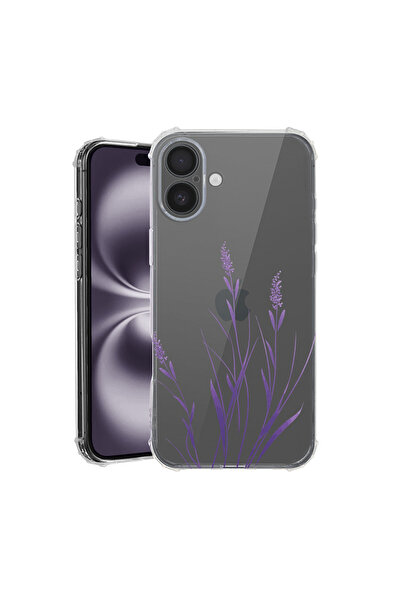 bestcase Противоударен калъф за Apple iPhone 17, Флорален - Минималистичен Ла...