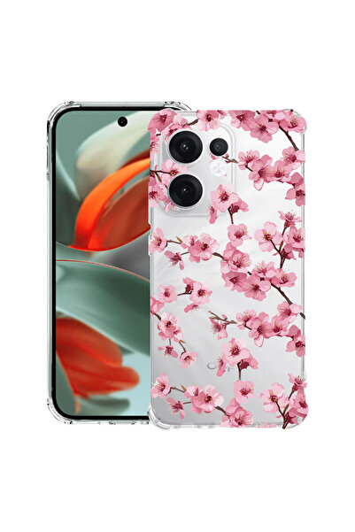 bestcase ®   Husă Antișoc pentru OPPO Reno15F / FS, Florală - Cireș Roz Estet...