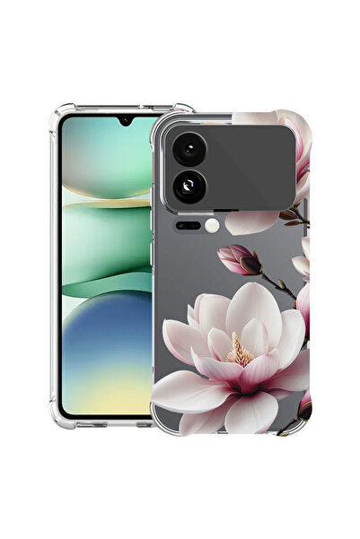 bestcase Husă Antișoc pentru Xiaomi 17 Pro, Florală - Magnolie Roz, 2099997 A...
