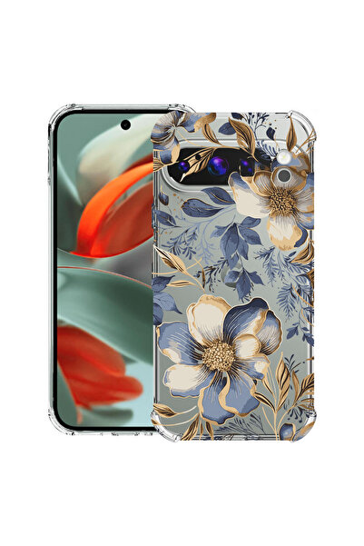 bestcase Husă Antișoc pentru Google Pixel 10 Pro XL, Florală - cu flori de ma...