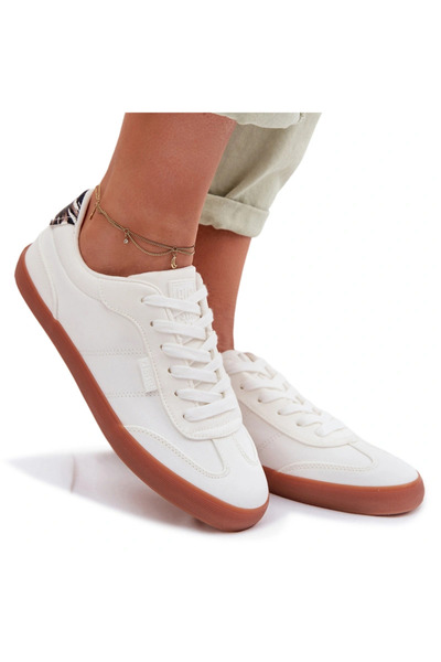 Big Star Shoes Adidași textile de damă Big Star TT274357 Alb 36