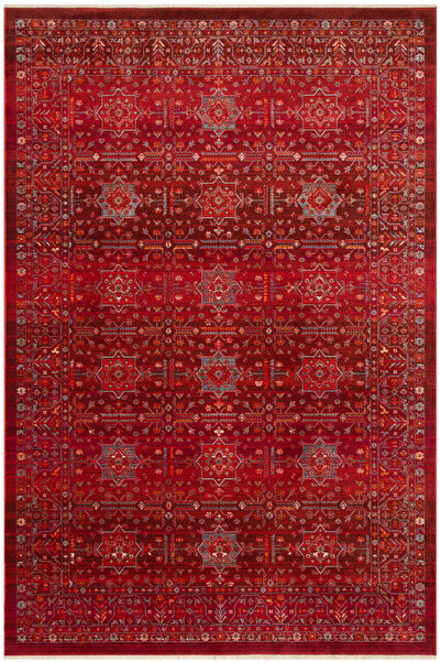 Panama Red Vintage Rug Afghan Pattern Ethnic Premium Stylish Lounge Rug Trend Model Oversized