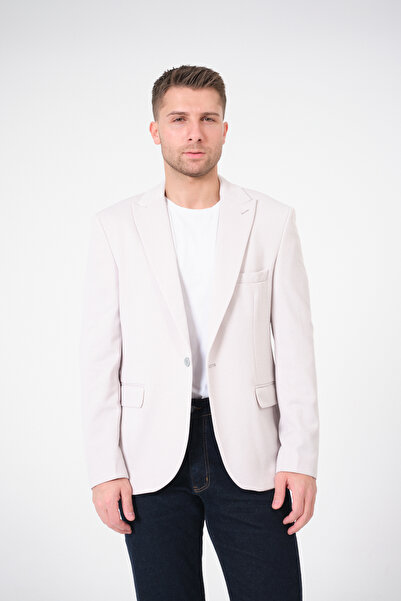 VALUE FASHION Erkek Spor Ceket, Esnek Örme Kumaş,Blazer Ceket