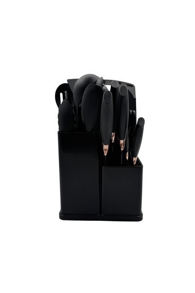SHYA Set complet Mega Bucătărie "Ediția Onix Negru" - 22 Piese