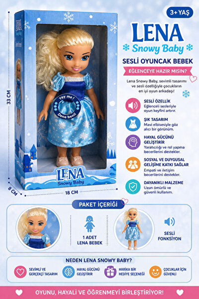 Sıraç İthalat Lena Snowy Baby Oyuncak Bebek – Sesli ve Eğlenceli Bebek Oyuncağı