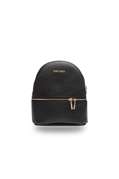 TORO NERO Rucsac de damă din piele negru Teen Spirit