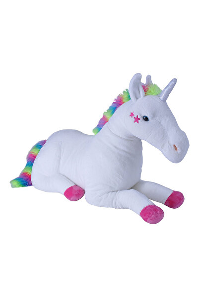 Wild Republic Jumbo Boy Beyaz Unicorn 76 cm 23255