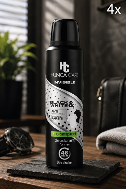 Hunca Care Invisible Anti Perspirant Erkek Deodorant 150 ml 4 Adet