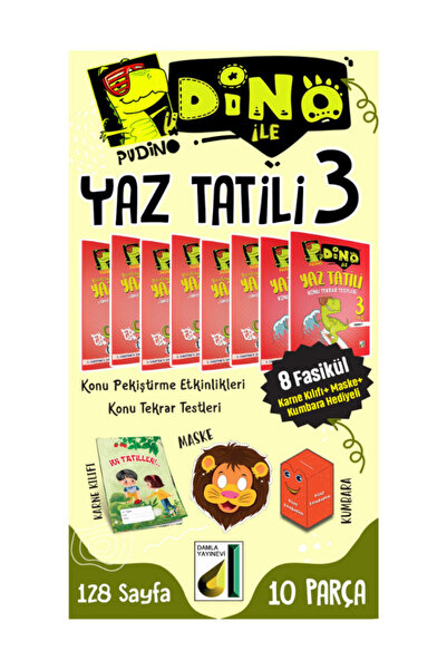 Damla Yayınevi Damla 3.Sınıf'tab 4.Sınıfa Geçenler İçin Pudino ile Dino Hafta...