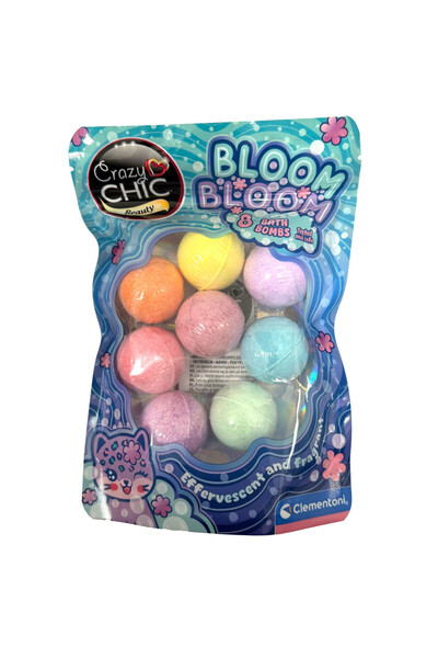 Crazy Chic Bloom Bath Bomb Set 8 pcs Clementoni