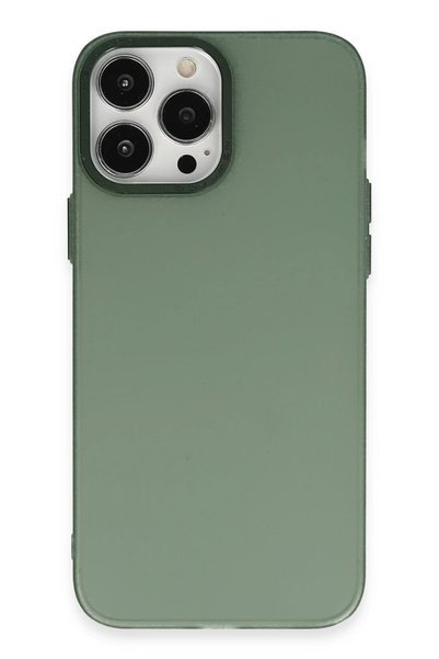 New Face Ilkeshop New iPhone 14 Pro Case Modos Metal Cover - (184928) Dark Green