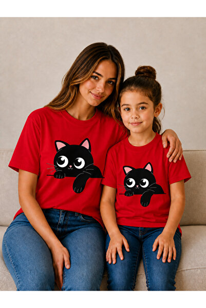 VODEXA Tricou supradimensionat pentru mamă și copil, combinație de tricouri, ...