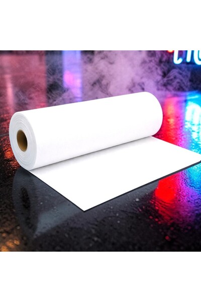 Kuzey High Quality 125 Meters Fiber Fabric White Interlining Fabric White Tri...
