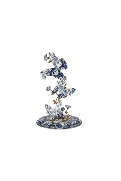Mikasa Moor Mavi Kele bekli Standı 56x37x26cm