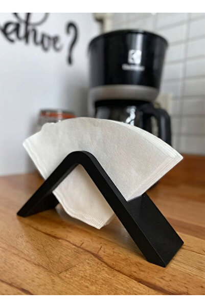 Filkorium3D Filtre Kahve Kağıdı Tutucu Tezgah Üstü Stand Aparat Dekoratif Aks...
