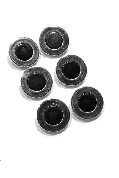 karantuhafiye Italian Silver Framed / Jacket and Trench Coat Button / Set of ...